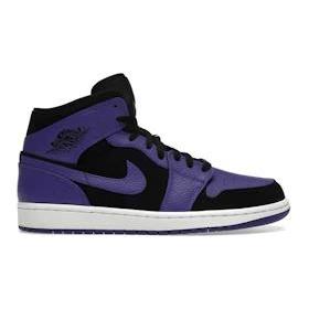 Jordan Jordan 1 Mid Noir Noir Concord 