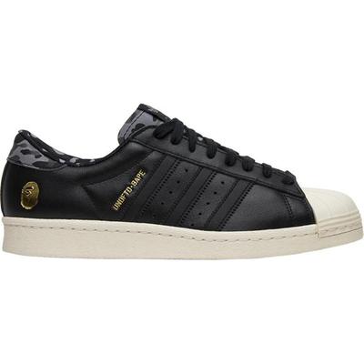 Adidas Undefeated x A Bathing Ape x Superstars 80v 'Black' 