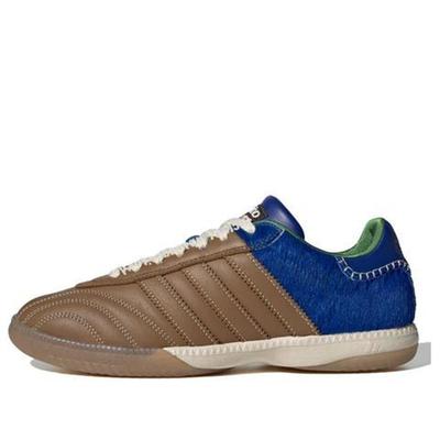 Adidas  x Wales Bonner Samba Millennium 'Nappa Pack - Brown Royal Blue' 