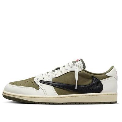 Jordan Air Jordan 1 Retro Low Og Sp x Travis Scott 'Medium Olive' 