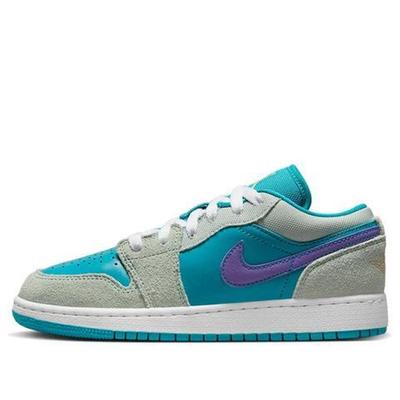 Jordan (GS) Air Jordan 1 Low Se 'Aquatone Concord' 