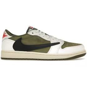Jordan Jordan 1 rétro Low Og Sp Travis Scott vert olive 