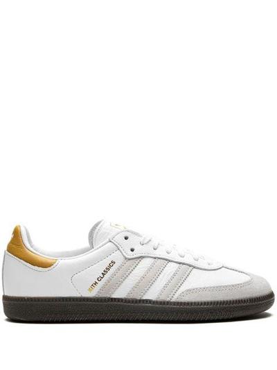 Adidas x Kith Samba “White/Grey/Gold” sneakers 