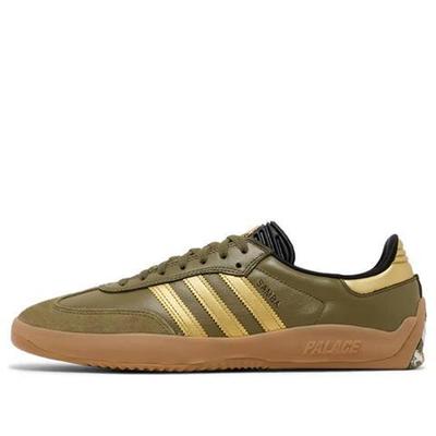 Adidas  x Palace Samba Puig 'Focus Olive Metallic Gold' 