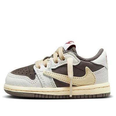 Jordan (TD) Air Jordan 1 Low Og x Travis Scott 'Reverse Mocha' 