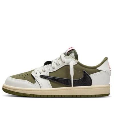 Jordan (PS) Air Jordan 1 Retro Low Og Sp x Travis Scott 'Medium Olive' 