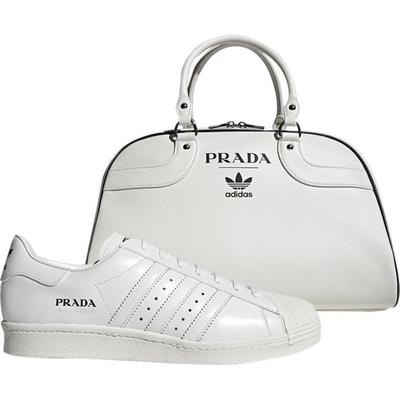 Adidas Prada x Superstar 'Core White' & Bag Bundle 