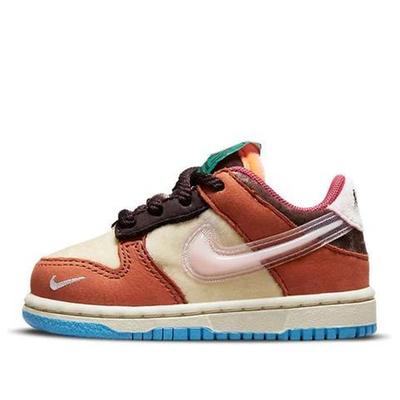 Nike (TD)  x Social Status Dunk Low 'Chocolate Milk' 