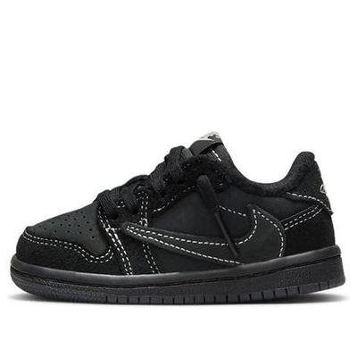 Jordan (TD) Air Jordan 1 Low Og Sp x Travis Scott 'Black Phantom' 