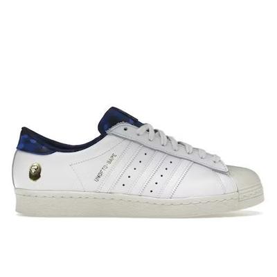 Adidas  Superstar des années 80 Invaincu Bape Blanc 