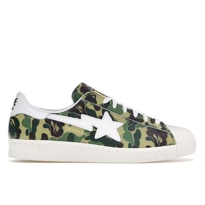 Adidas  Superstar Bape Abc camouflage vert 