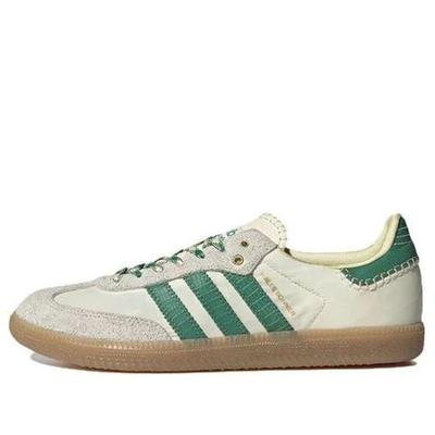 Adidas  x Wales Bonner Samba 'Cream White Bold Green' 